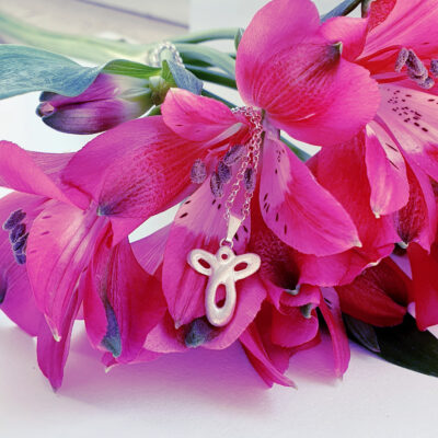 Schutzengel Anhänger Silber