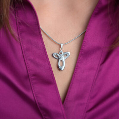 Schutzengel Anhänger Silber