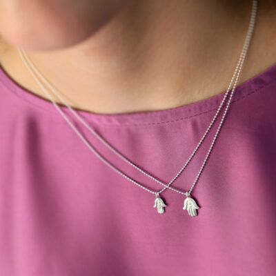 Hand der Fatima Anhänger Silber