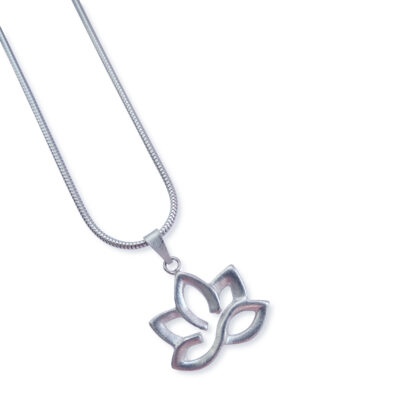 Lotus Anhänger Silber