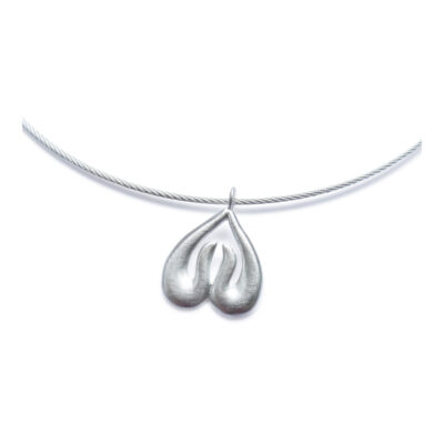 Namaste Anhänger Yoga Silber