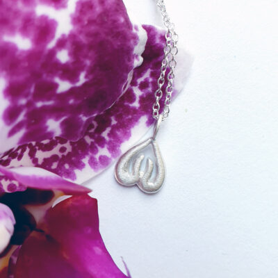 Namaste Anhänger Yoga Silber