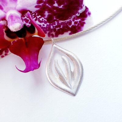 Namaste Anhänger Yoga Silber