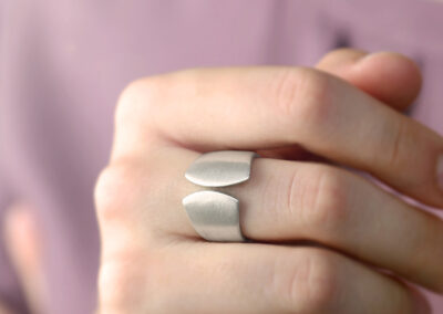 Online-Shop Eva Simon Schmuck Galerie Ring Spalte 925 silber