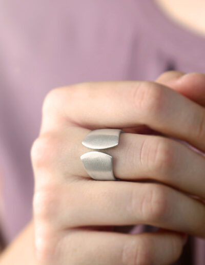 Online-Shop Eva Simon Schmuck Galerie Ring Spalte 925 silber