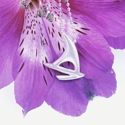 Surfer Anhänger Silber