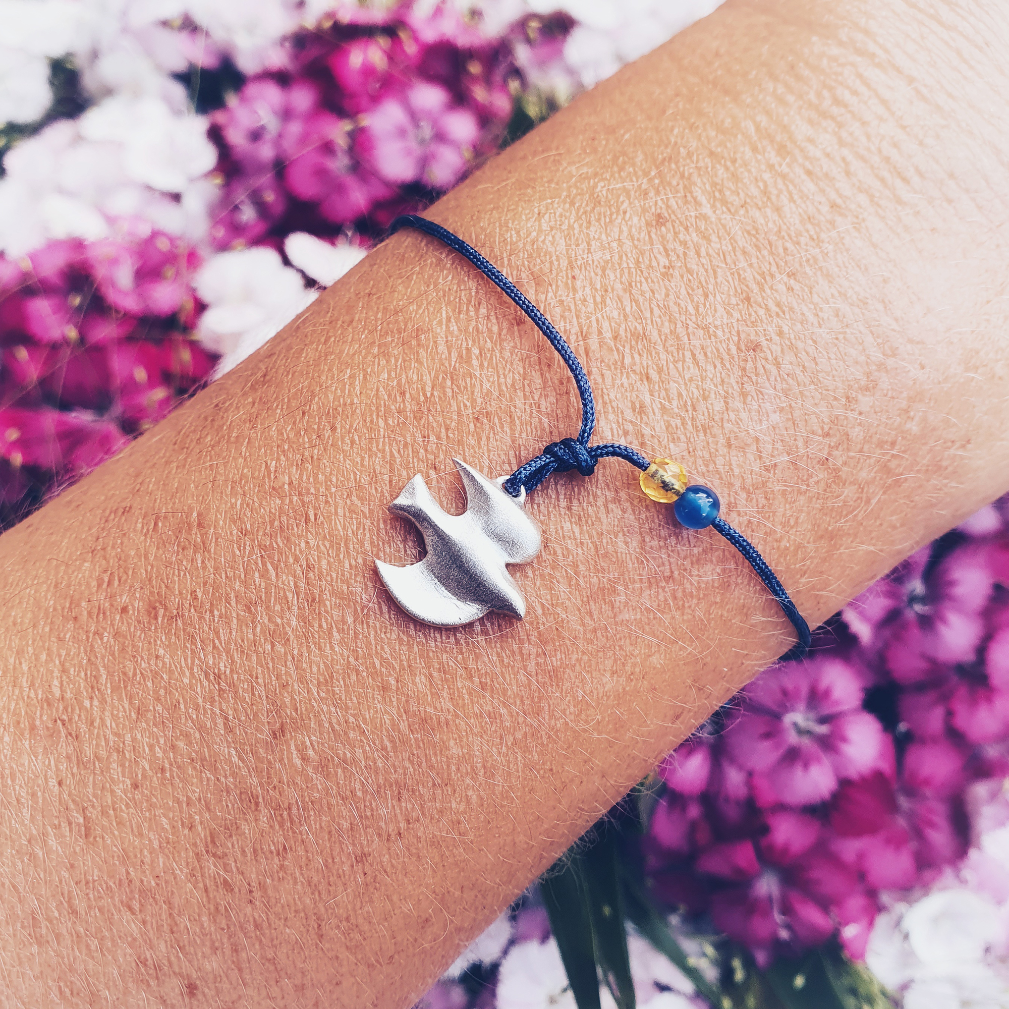 Friedenstaube Armband Silber