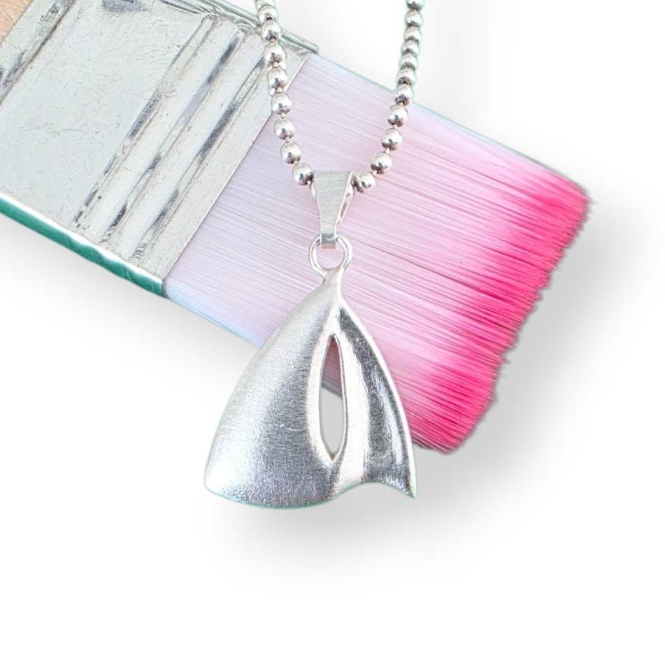 Segelboot Anhänger Silber